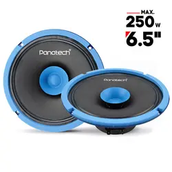 بلندگوی خودرو Panatech میدرنج مدل 6502 آبی بسته 2 عددی