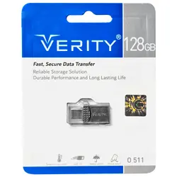 فلش 128 گیگ VERITY مدل USB3.0 O511 Type-C