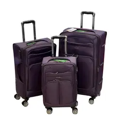 مجموعه سه عددی چمدان مدل Condoti بادمجانی
