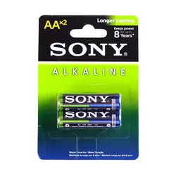 باتری قلمی آلکالاین SONY کارتی 2 عددی