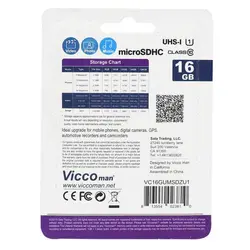 کارت حافظه microSDHC ویکومن 533X ظرفیت 16 گیگابایت به همراه کارت خوان