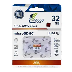 کارت حافظه microSDHC ویکومن 600X ظرفیت 32 گیگابایت
