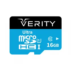 رم میکرو 16 گیگ VERITY مدل U1 65MB/s 433X