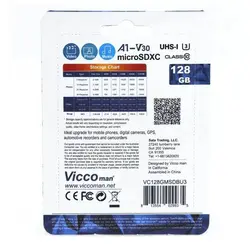 کارت حافظه microSDXC ویکومن 600X ظرفیت 128 گیگابایت به همراه آداپتور
