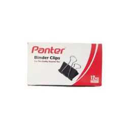 گیره کاغذ پنتر سایز 19 میلی متری بسته ۱۲ عددی