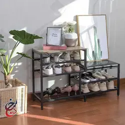 جاکفشی مدرن طرح جاودان مدل shb-1003 - سنجد چوب
