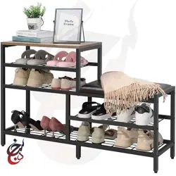 جاکفشی مدرن طرح جاودان مدل shb-1003 - سنجد چوب