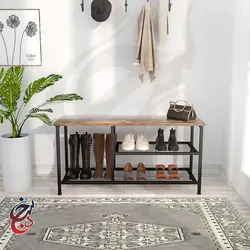 جاکفشی مدرن طرح جامین مدل shb-1004 - سنجد چوب