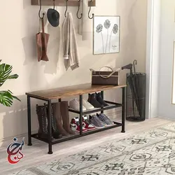 جاکفشی مدرن طرح جامین مدل shb-1004 - سنجد چوب