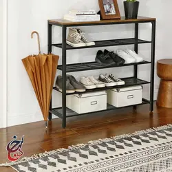 جاکفشی مدرن طرح جانیار مدل shb-1001 - سنجد چوب