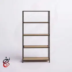 شلف ایستاده طرح پرهام مدل sh-1004 - سنجد چوب