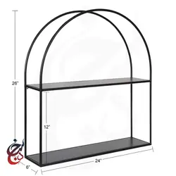 شلف دیواری طرح پارسا مدل sh-1001 - سنجد چوب