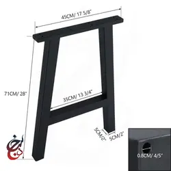پایه میز فلزی طرح بهداد مدل le-1006 - سنجد چوب
