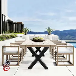 پایه میز فلزی طرح بهرخ مدل le-1005 - سنجد چوب