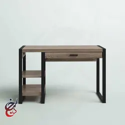 میز اداری پایه فلزی طرح آریا مدل de-1010 - سنجد چوب