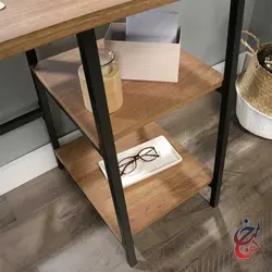 میز تحریر طبقه دار طرح آسو مدل de-1001 - سنجد چوب