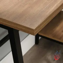 میز تحریر طبقه دار طرح آسو مدل de-1001 - سنجد چوب