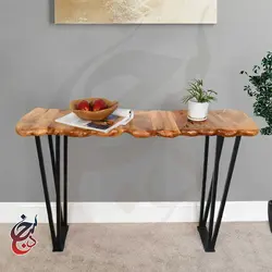 پایه میز فلزی طرح برسان مدل le-1014 - سنجد چوب