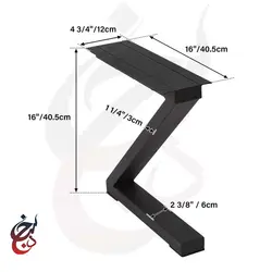 پایه فلزی میز طرح بهنود مدل le-1013 - سنجد چوب