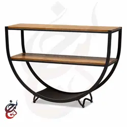 کنسول چوب و فلز طرح کوهیار مدل Co-1013 - سنجد چوب