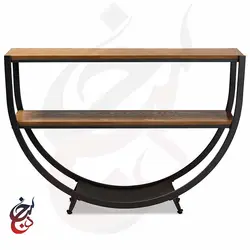 کنسول چوب و فلز طرح کوهیار مدل Co-1013 - سنجد چوب