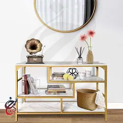 کنسول چوب و فلز طرح کامیاب مدل Co-1011 - سنجد چوب