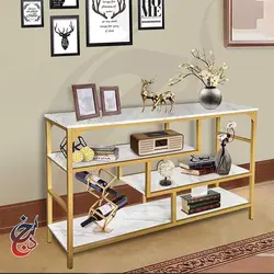 کنسول چوب و فلز طرح کامیاب مدل Co-1011 - سنجد چوب