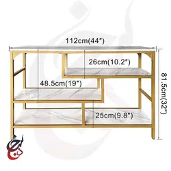 کنسول چوب و فلز طرح کامیاب مدل Co-1011 - سنجد چوب