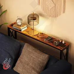 کنسول چوب و فلز طرح کهزاد مدل Co-1009 - سنجد چوب