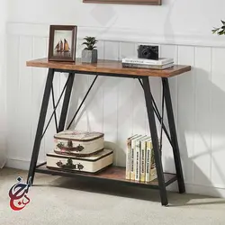 کنسول چوب و فلز طرح کرشمه مدل Co-1008 - سنجد چوب