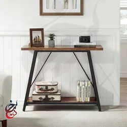 کنسول چوب و فلز طرح کرشمه مدل Co-1008 - سنجد چوب