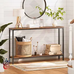 کنسول چوب و فلز طرح کاوان مدل Co-1007 - سنجد چوب