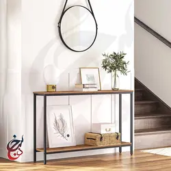 کنسول چوب و فلز طرح کاوان مدل Co-1007 - سنجد چوب