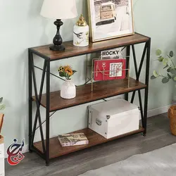 کنسول چوب و فلز طرح کارن مدل Co-1005 - سنجد چوب