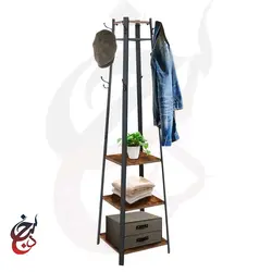 جالباسی چوب و فلز طرح ریما مدل Cr-1015 - سنجد چوب