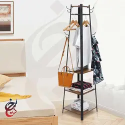 جالباسی چوب و فلز طرح ریما مدل Cr-1015 - سنجد چوب