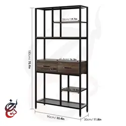 شلف ایستاده طرح پایدار مدل sh-1014 - سنجد چوب