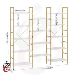 شلف ایستاده طرح پوپک مدل sh-1018 - سنجد چوب