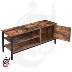 میز تلویزیون چوب و فلز طرح مهان مدل Ts-1004 - سنجد چوب