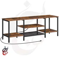 میز تلویزیون چوب و فلز طرح مهرا مدل Ts-1006 - سنجد چوب