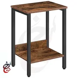 میز کنار مبلی چوب و فلز طرح سولان مدل ST-1004 - سنجد چوب