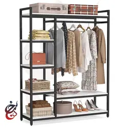جالباسی چوب و فلز طرح رستان مدل Cr-1019 - سنجد چوب