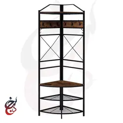 جالباسی چوب و فلز طرح راویار مدل Cr-1018 - سنجد چوب