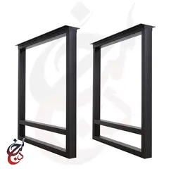 پایه میز فلزی طرح باپوک مدل le-1017 - سنجد چوب