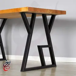 پایه میز فلزی طرح بهیان مدل le-1016 - سنجد چوب