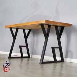 پایه میز فلزی طرح بهیان مدل le-1016 - سنجد چوب