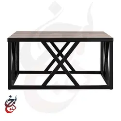 میز جلو مبلی چوب و فلز طرح فرنام مدل Ct-1001 - سنجد چوب