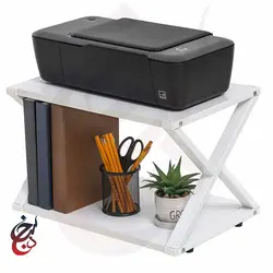 استند پرینتر چوب و فلز طرح تینو مدل PS-1002 - سنجد چوب