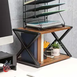 استند پرینتر چوب و فلز طرح تینو مدل PS-1002 - سنجد چوب