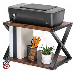استند پرینتر چوب و فلز طرح تینو مدل PS-1002 - سنجد چوب